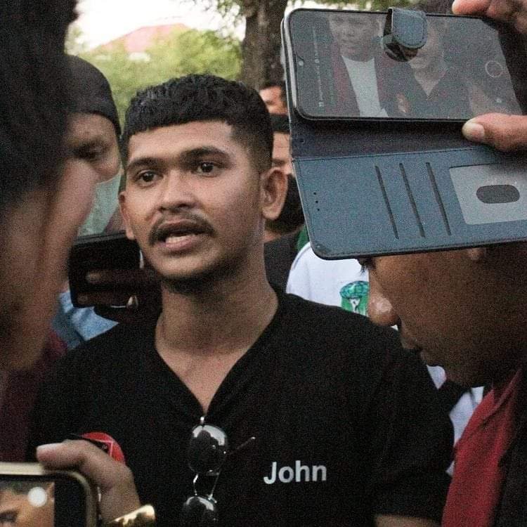 Dedi Saputra, perwakilan Pemuda Pidie Jaya Anti-Premanisme