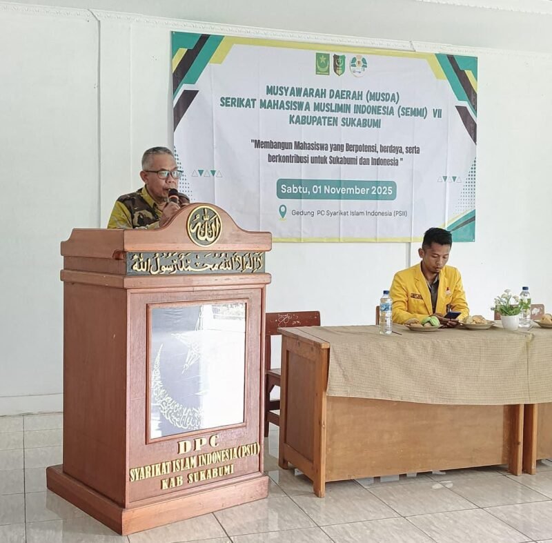 Pimpinan Daerah (PD) SEMMI Kabupaten Sukabumi menggelar Musyawarah Daerah (Musda) ke-7 dengan mengusung tema Sukabumi Mubarokah
