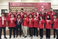 GMNI Jaktim Photo bersama saat Pelantikan dan Gelar diskusi. 