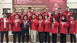 GMNI Jaktim Photo bersama saat Pelantikan dan Gelar diskusi. 