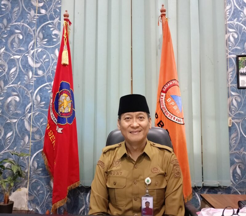 Kepala Pelaksana Badan Penanggulangan Bencana Daerah (BPBD) Kabupaten Serang Ajat Sudrajat