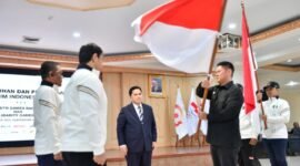 Menteri Pemuda dan Olahraga Republik Indonesia (Menpora RI) Erick Thohir langsung merespon cepat terkait adanya pernyataan Komite Olimpiade Internasional (IOC) agar federasi olahraga internasional tidak menyelenggarakan ajang olahraga di Indonesia.(foto:Andre/kemenpora go.id)