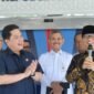 Menteri Pemuda dan Olahraga (Menpora) RI Erick Thohir menerima kunjungan Menteri Desa dan Pembangunan Daerah Tertinggal (Mendes PDT) Yandri Susanto di Graha Kemenpora, Jalan Gerbang Pemuda Nomor 3, Senayan, Selasa (21/10) pagi.(foto:bagus/kemenpora.go.id)