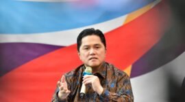Menteri Pemuda dan Olahraga Republik Indonesia (Menpora RI) Erick Thohir, secara tegas menyampaikan sikap pemerintah Indonesia menolak kedatangan enam atlet senam dari Israel yang akan mengikuti Kejuaraan Dunia Senam Artistik pada 19-25 Oktober 2025 mendatang di Jakarta. Menpora Erick juga menyampaikan akan menghadapi upaya banding Israel ke Pengadilan Arbitrase Olahraga atau Court of Arbitration for Sport (CAS)atas pencabutan visa atlet senam mereka.(foto:Andre/kemenpora.go.id)