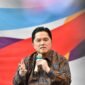 Menteri Pemuda dan Olahraga Republik Indonesia (Menpora RI) Erick Thohir, secara tegas menyampaikan sikap pemerintah Indonesia menolak kedatangan enam atlet senam dari Israel yang akan mengikuti Kejuaraan Dunia Senam Artistik pada 19-25 Oktober 2025 mendatang di Jakarta. Menpora Erick juga menyampaikan akan menghadapi upaya banding Israel ke Pengadilan Arbitrase Olahraga atau Court of Arbitration for Sport (CAS)atas pencabutan visa atlet senam mereka.(foto:Andre/kemenpora.go.id)
