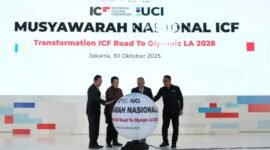 Menteri Pemuda dan Olahraga (Menpora) RI Erick Thohir menghadiri dan membuka Musyawarah Nasional (Munas) Tahun 2025 Pengurus Besar Ikatan Sport Sepeda Indonesia (PB ISSI) Masa Bakti 2025-2029 (foto:Herry/kemenpora.go.id)