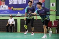 Kontingen Kementerian Pemuda dan Olahraga (Kemenpora) berhasil keluar sebagai juara umum setelah mengantongi total mengantongi total 7 medali yang terdiri dari 3 emas, 3 perak, dan 1 perunggu di cabang olahraga bulutangkis dalam ajang Pekan Olahraga Nasional (Pornas) Korpri XVII Tahun 2025 di Palembang, Sumatera Selatan. (foto:raiky/kemenpora.go.id)