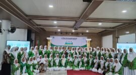 Foto bersama peserta dan panitia LKD Fatayat NU