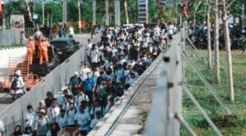 Antusias penonton MotoGP Mandalika (4/10). (Foto: injourney)