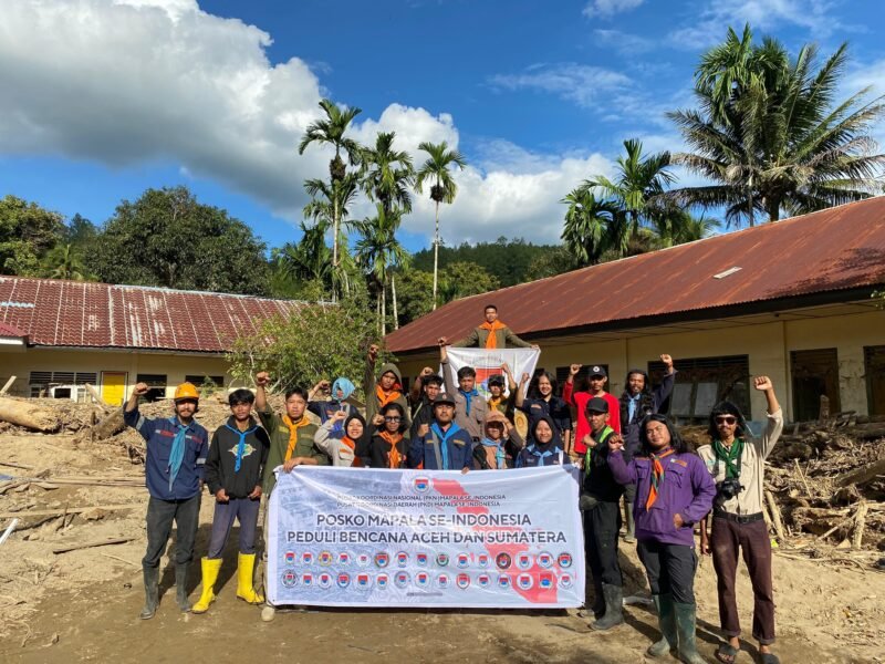 Tim Aksi Kemanusiaan Mapala Se-Indonesia Tanggap Bencana Banjir dan Longsor di Aceh Tengah (Foto/Istimewa).