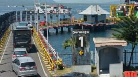 Arus penyeberangan layanan Angkutan Natal dan Tahun Baru (Nataru) 2025