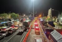 Volume kendaraan H+5 Nataru