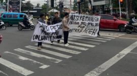 IPNU–IPPNU Universitas Pendidikan Guru (UPG) dan Universitas Islam Negeri (UIN) Sultan Maulana Hasanuddin (SMH) Banten menggelar aksi galang dana