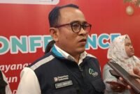 Heru Widodo direktur PT ASDP Indonesia Ferry di konferensi pers