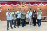Kader SEMMI Jakarta Raya Saat Menyerahkan Naskah Akademik Jakarta Menuju Kota Global (Dok. Ist)
