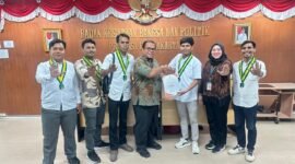 Kader SEMMI Jakarta Raya Saat Menyerahkan Naskah Akademik Jakarta Menuju Kota Global (Dok. Ist)