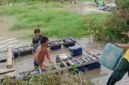 Foto: Aktivitas Penambangan Emas Tanpa Izin (PETI) yang berlangsung di bagian hulu Danau Rawang Udang, Kabupaten Kuantan Singingi (Istimewa)