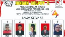 Pemilihan Ketua RT 05 RW 02 Lingkungan Babakturi, Kelurahan Taman Sari, Kecamatan Merak, Kota Cilegon