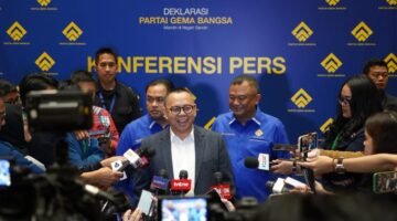 Partai Gema Bangsa Resmi Dideklarasikan di JCC sebagai Partai Politik Baru, Sabtu (17/1) 2026 (Foto: Akun X/@stargazerofwar)