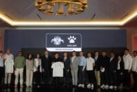 Penandatanganan Kerjasama PSSI Bersama Apparel Kelme (Foto: Bola.com)