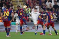 Foto: Real Madrid di Permalukan Barcelona Dalam Laga El Clasico di Piala Liga Super Spanyol (BeritaNasional.com)