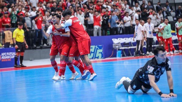 Timnas Indonesia Libas 5 - 0 Timnas Korsel di Piala Asia Futsal 2026 (Foto: Detiksport)