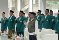 Kegiatan berlangsung dengan khidmat Pelantikan MWCNU Kecamatan kalideres ( Foto : Istimewa/PusatBerita)