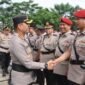 Polres Metro Tangerang Kota menggelar serah terima jabatan 4 Kapolsek hingga kasat reserse. (Dok. Istimewa).