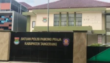 Kantor Satpol PP Kabupaten Tangerang, Tampak dari depan. (Foto: Istimewa).