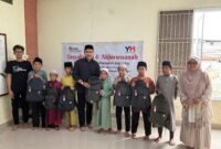 Pengurus Besar Pelajar Islam Indonesia (PB PII) menggelar kegiatan santunan bagi anak yatim-piatu (Foto: Agung/Pusat-Berita)