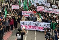 PII Gelar Aksi di Patung Kuda Monas (Foto: Ilustrasi AI)