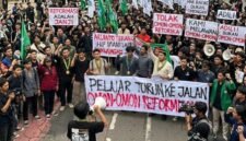 PII Gelar Aksi di Patung Kuda Monas (Foto: Ilustrasi AI)