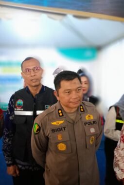 Tim Dokes Polda Lampung Gelar Pengecekan Faskes di Posko Kesehatan Pelabuhan Bakauheni