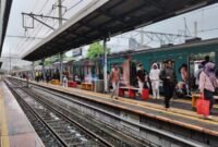 Kondisi Stasiun KAI Commuter Line Masa Angleb 2026 (Foto: Istimewa)