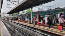 Kondisi Stasiun KAI Commuter Line Masa Angleb 2026 (Foto: Istimewa)