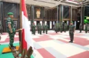 Upacara Laporan Korps Kenaikan Pangkat 28 Pati TNI AD di Markas Besar TNI AD, Jakarta. (Foto: Dok. Dispenad).