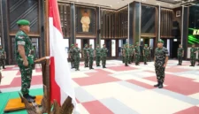 Upacara Laporan Korps Kenaikan Pangkat 28 Pati TNI AD di Markas Besar TNI AD, Jakarta. (Foto: Dok. Dispenad).