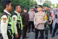 Kapolres Metro Tangerang Kota Sedang Lakukan Pengecekan Arus Mudik (Foto: 86News)