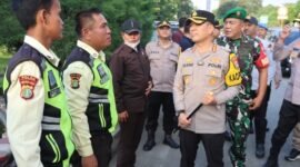 Kapolres Metro Tangerang Kota Sedang Lakukan Pengecekan Arus Mudik (Foto: 86News)