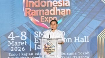 Ketua Umum KB PII, Nasrullah Larada Saat Berikan Sambutan dalam Penutupan INRA EXPO KB PII 2026 (Foto: Agung/Pusat-Berita)