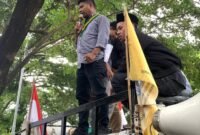 PW SEMMI Jakarta Raya Gelar Aksi Depan Kantor Pusat PT.IMIP dan Kantor Kemenkeu RI (Foto: Istimewa)