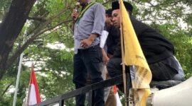 PW SEMMI Jakarta Raya Gelar Aksi Depan Kantor Pusat PT.IMIP dan Kantor Kemenkeu RI (Foto: Istimewa)