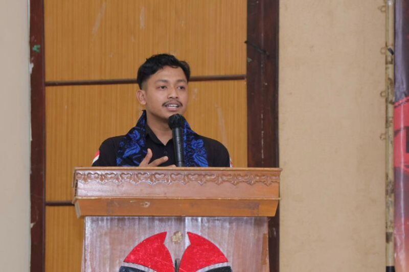Bagas Yulianto Kordinator, Sambutan pembukaan pada Kongres BEM Banten (Doc. Istimewa)