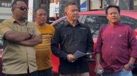 Kuasa hukum Pemohon, Tobbyas Ndiwa,  secara resmi mengajukan gugatan praperadilan ke Pengadilan Negeri Tangerang (Doc.Istimewa)