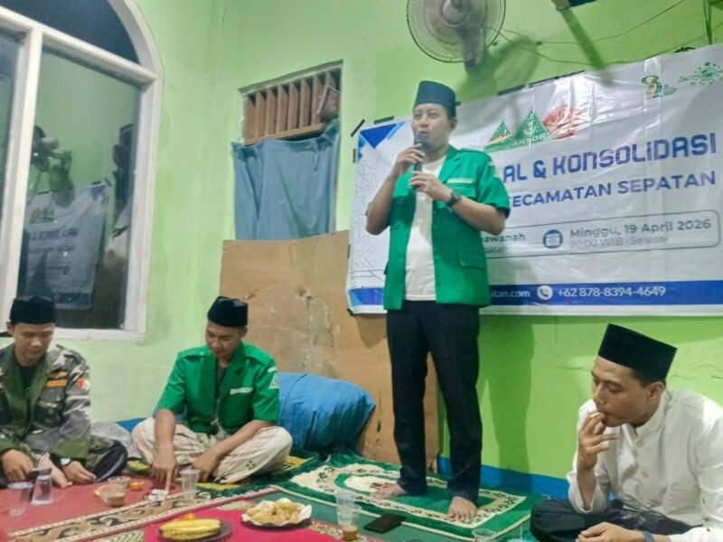 Pimpinan Anak Cabang (PAC) Gerakan Pemuda (GP) Ansor Kecamatan Sepatan menggelar kegiatan Halal Bihalal sekaligus Konsolidasi Organisasi (Doc. Istimewa)