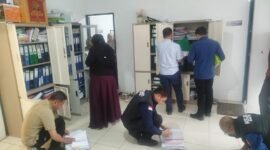 Penggeledahan di Kantor BUMD PT. Agrobisnis Banten Mandiri (Foto: Istimewa)