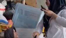 Lurah Petir dan Istri yang juga Asn Pemkot Tangerang, Diduga Hina Pekerja lapak (Doc. Tangkapan layar)
