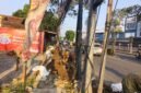 Pembangunan jaringan kabel fiber optik di sepanjang Jalan KH Hasyim Ashari (Doc. Holid/Ist)