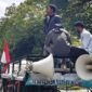 Mahasiswa Anti Korupsi gelar aksi unjuk rasa di depan DPP PDI-P (Foto: Istimewa)