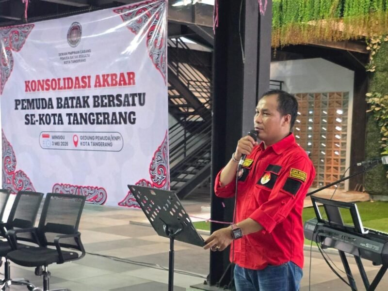 Plt Ketua DPC PBB Kota Tangerang, Darman Manulang, Saat Sambutan (Doc. Ist/PB)